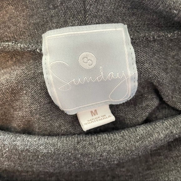 Sunday Ladies Dark Grey Cowl Neck Sweater - Picture 5 of 7